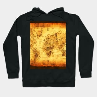 Vintage Old World Map Hoodie